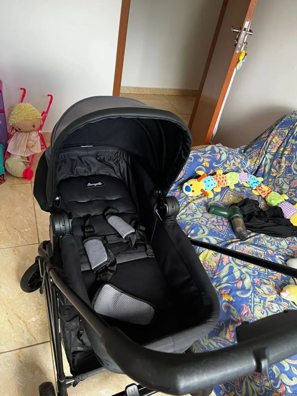 Carrinho de bebê, (banco não retrátil) - Foto 3
