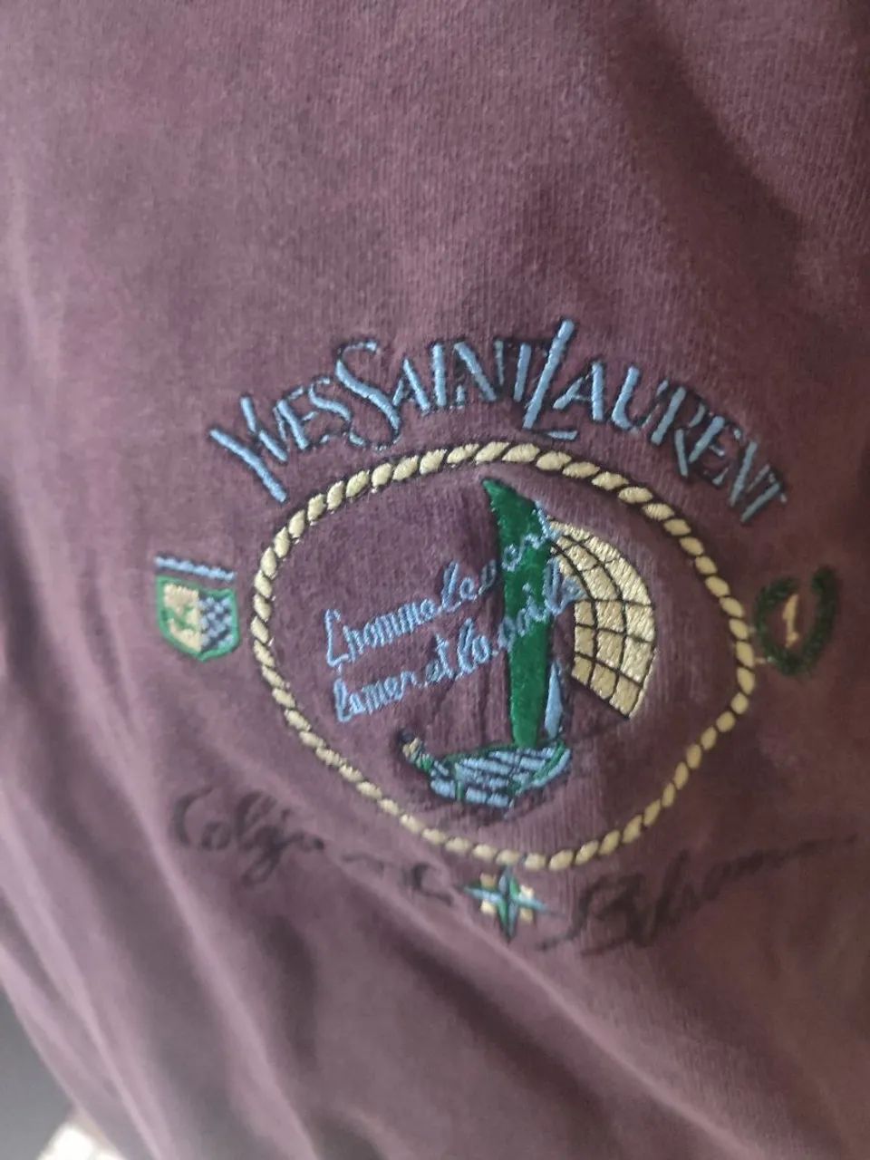 Blusa Moletom Yevs Saint Laurent Tam M  - Foto 3