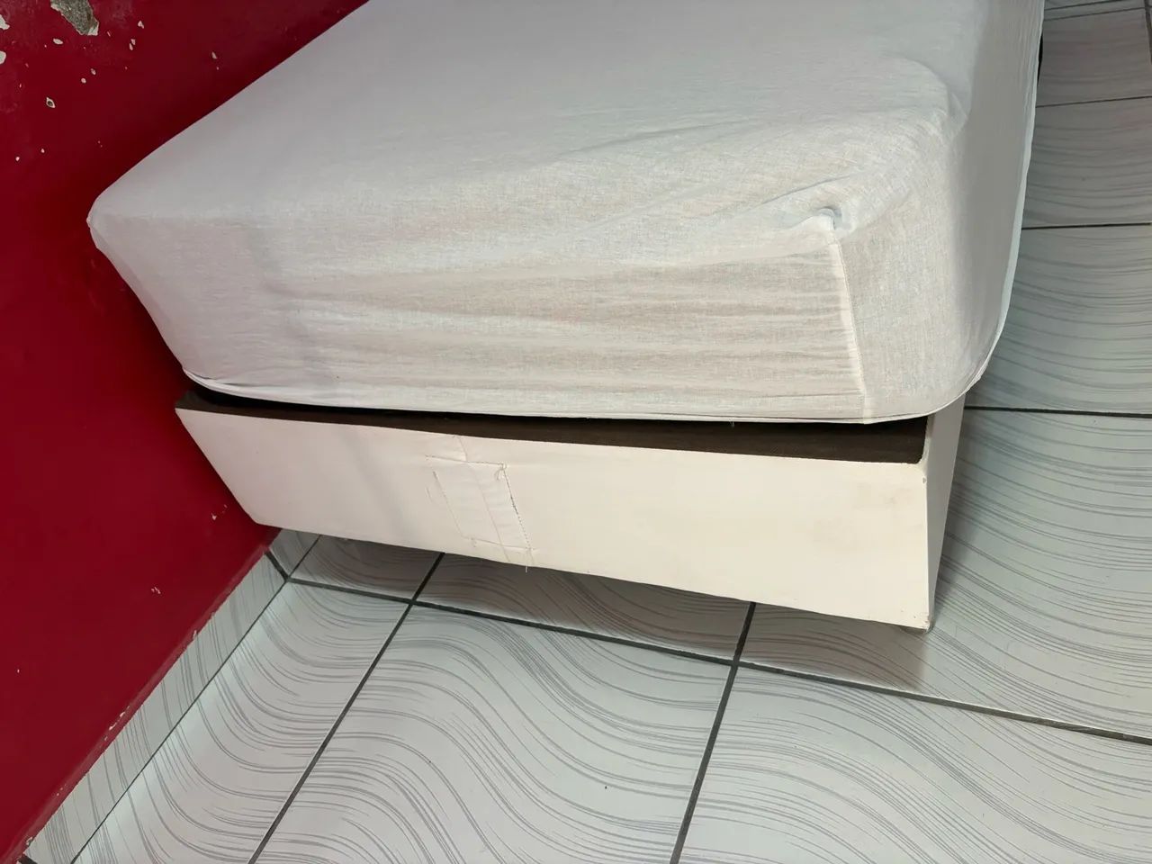 VENDO CAMA DE SOLTEIRO USADA  - Foto 4