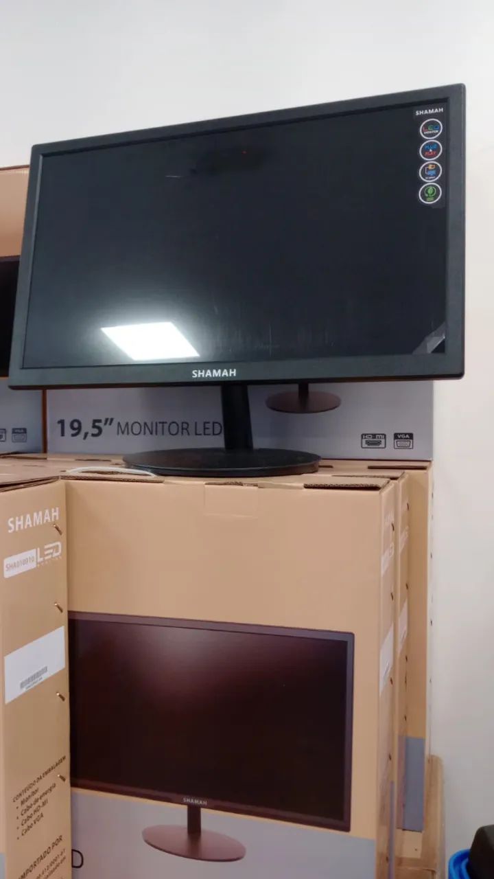 Monitor Shamah 19.5 PC/Desktop (Novo, Parcelado, Entrega*) - Foto 3