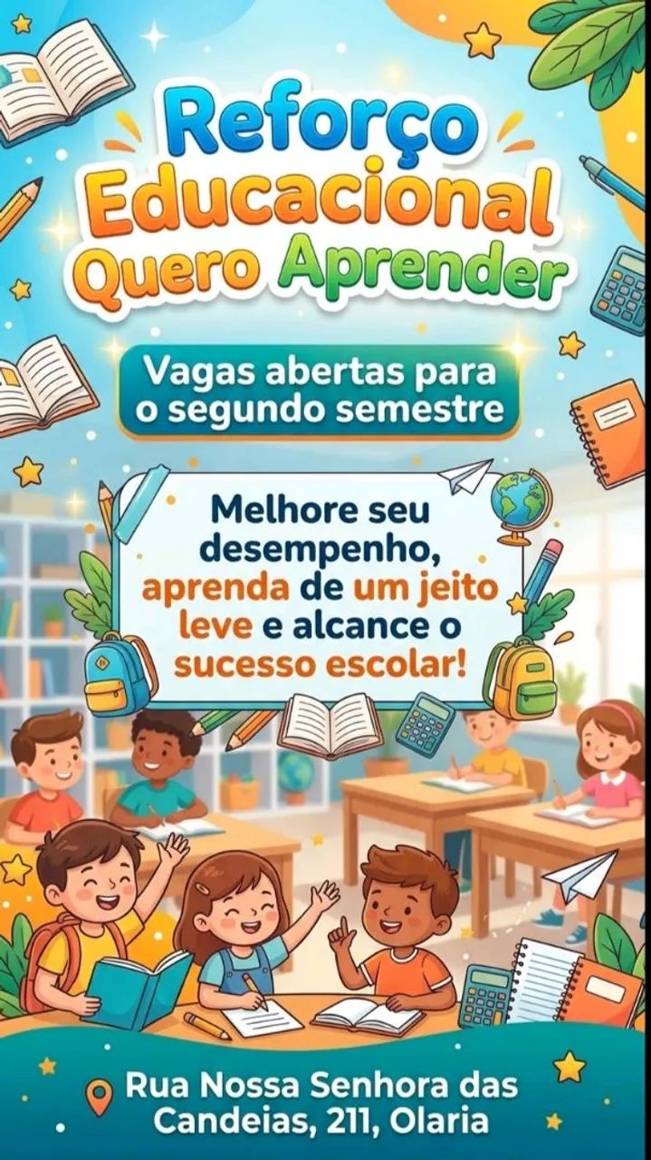 Reforço Educacional Quero aprender  - Foto 2