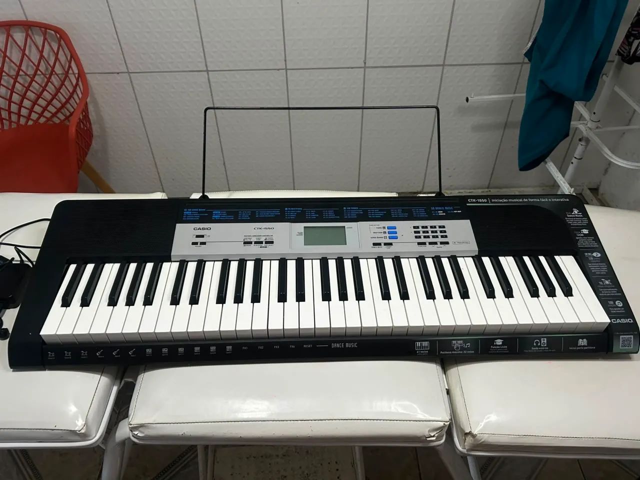 Teclado Casio CTK 1550 em perfeito estado. - Foto 3