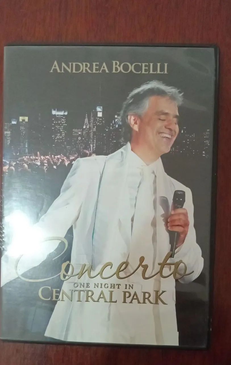 DVD Andrea Bocelli Concerto One Night in Central Park