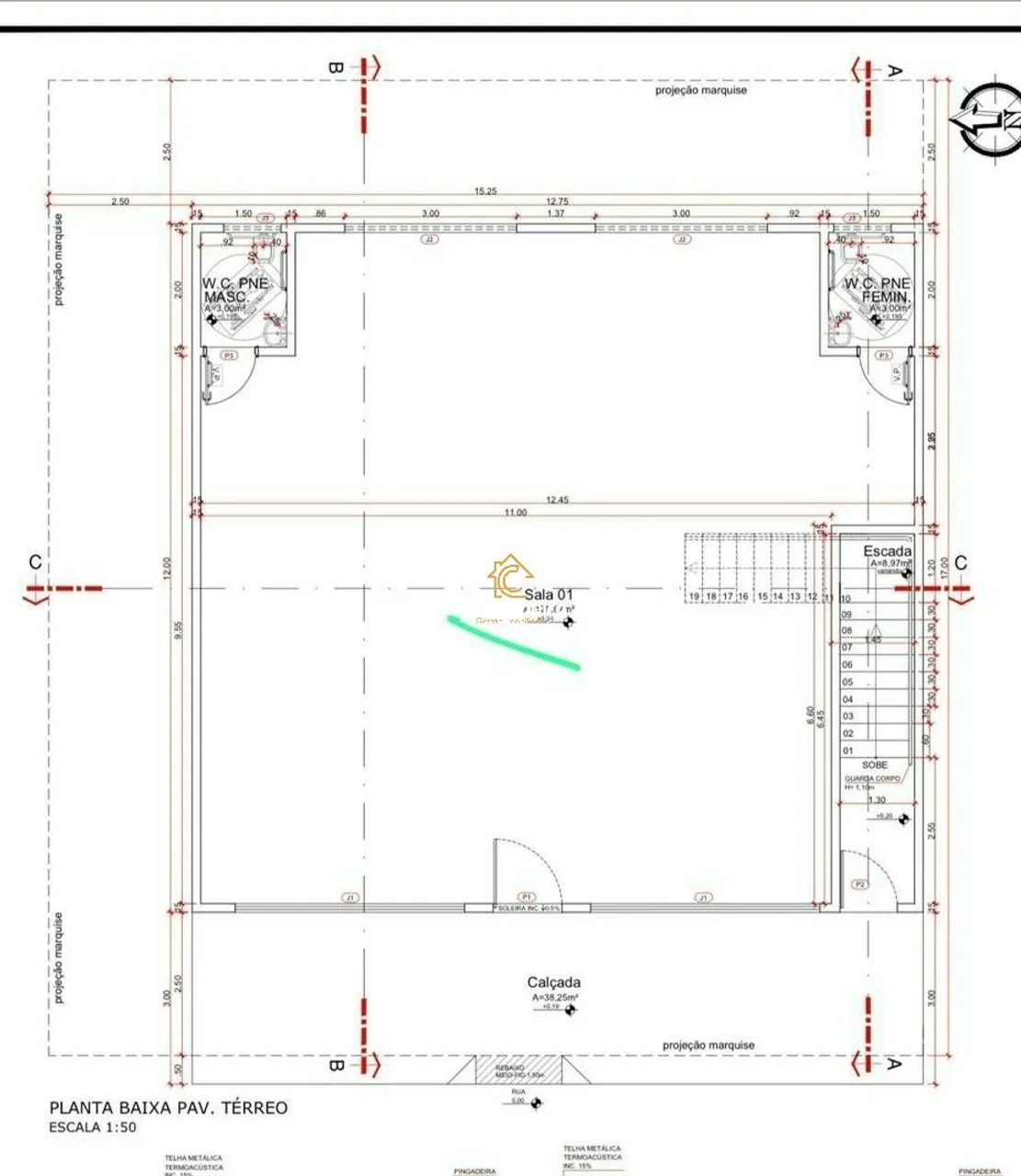 Prédio Comercial - 260 m² - Plano Diretor Sul - Foto 3