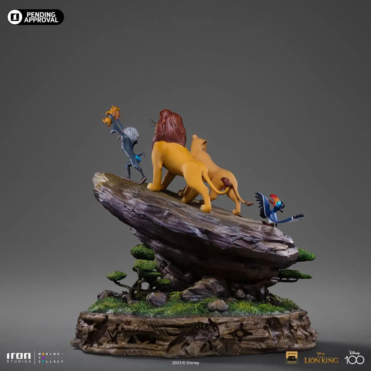 Rei Leão Deluxe - The Lion King - Art Scale 1/10 - Iron Studios - Foto 4