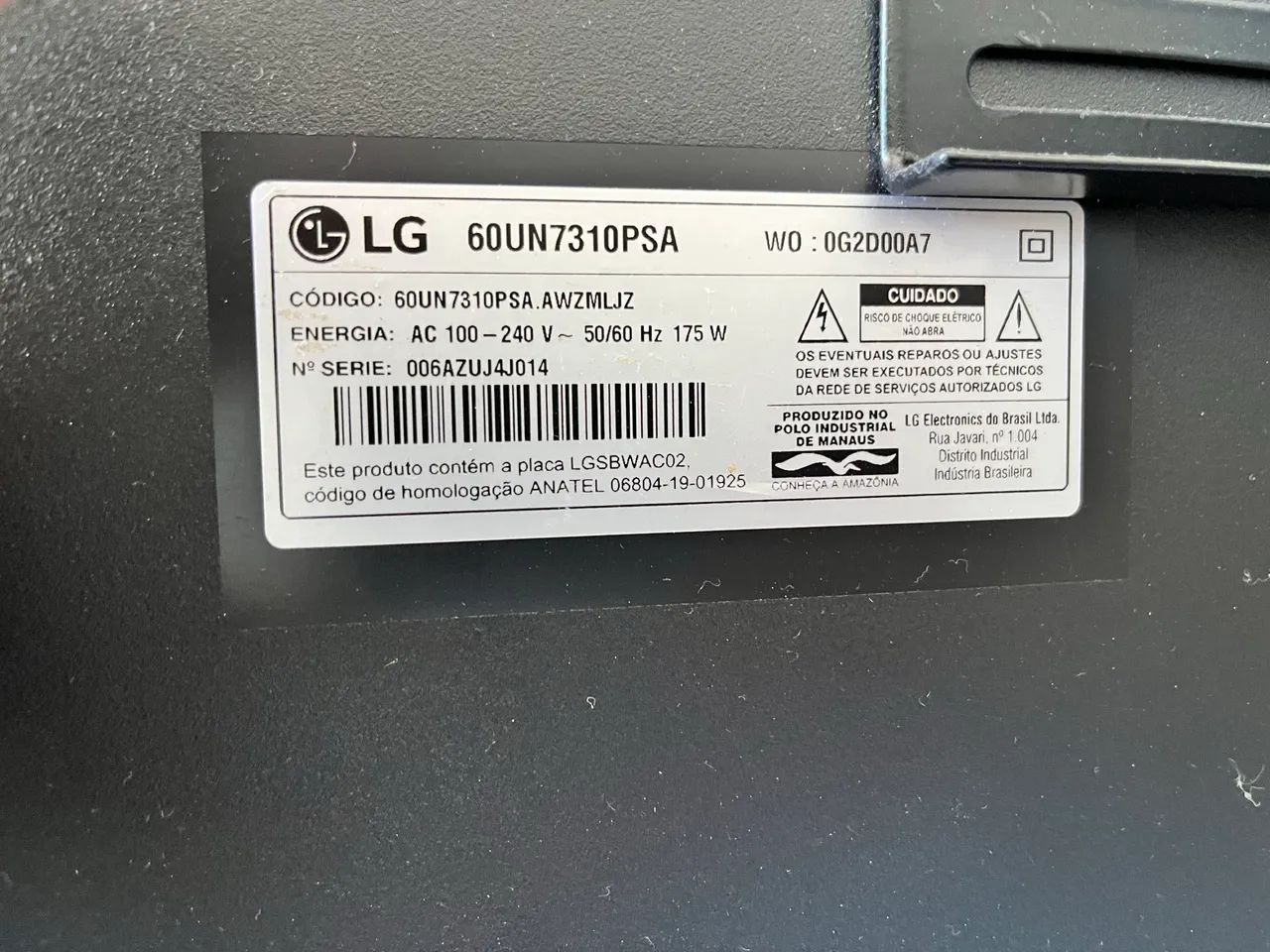 TV LG 60 Polegadas - Com defeito  - Foto 4