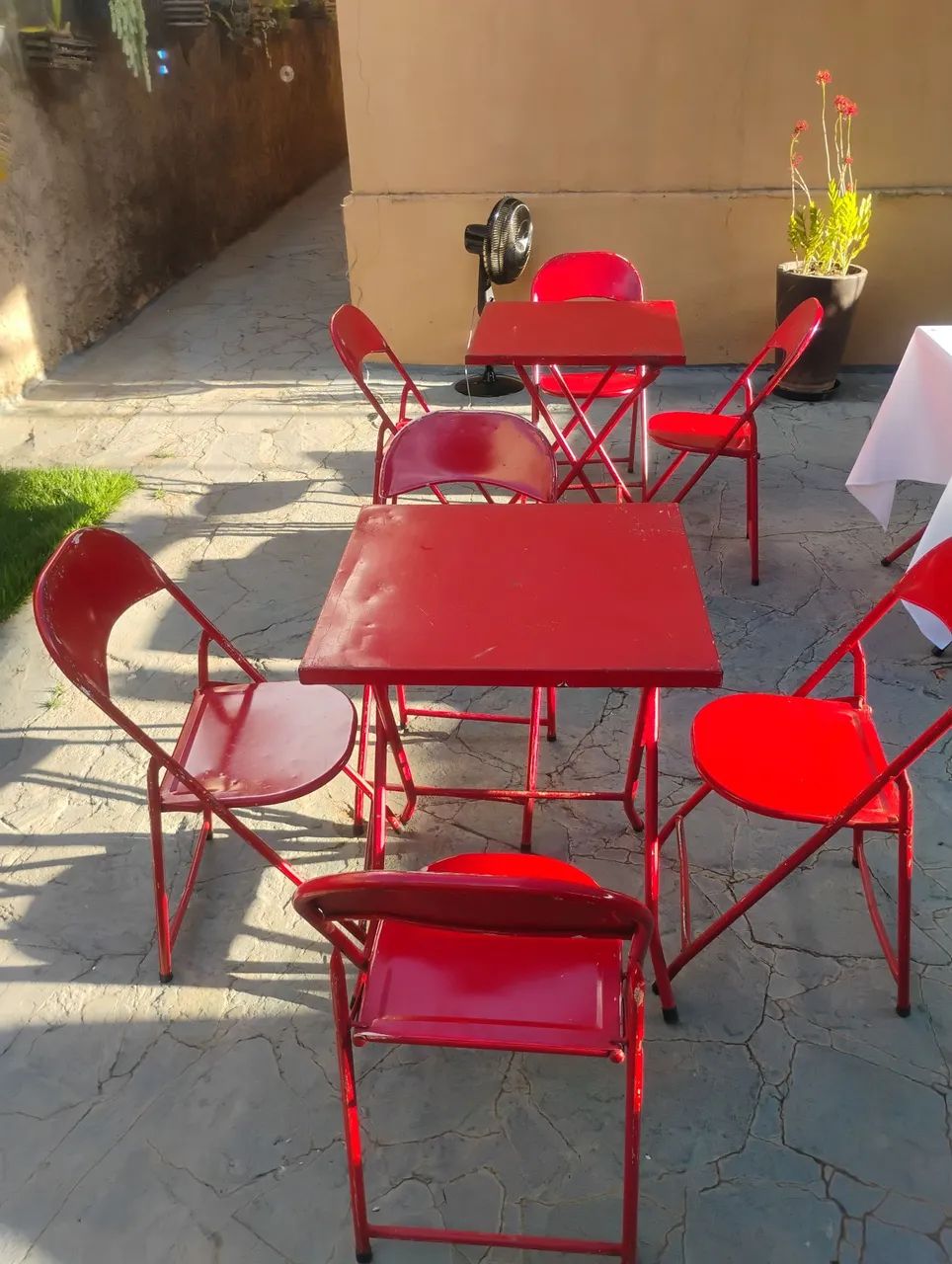 Jogo de mesa de metal. - Foto 2