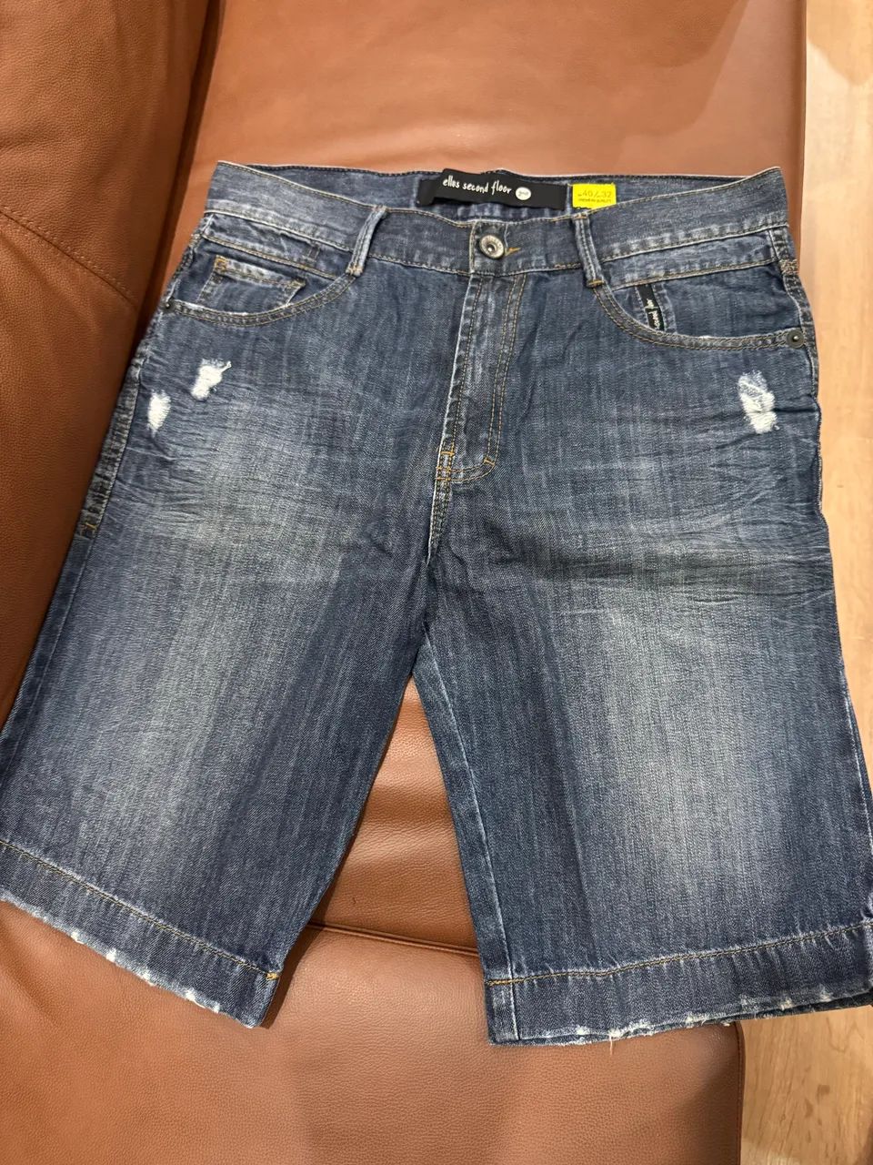 Vendo Bermuda Jeans Ellus 2°Floor Nova - Foto 4
