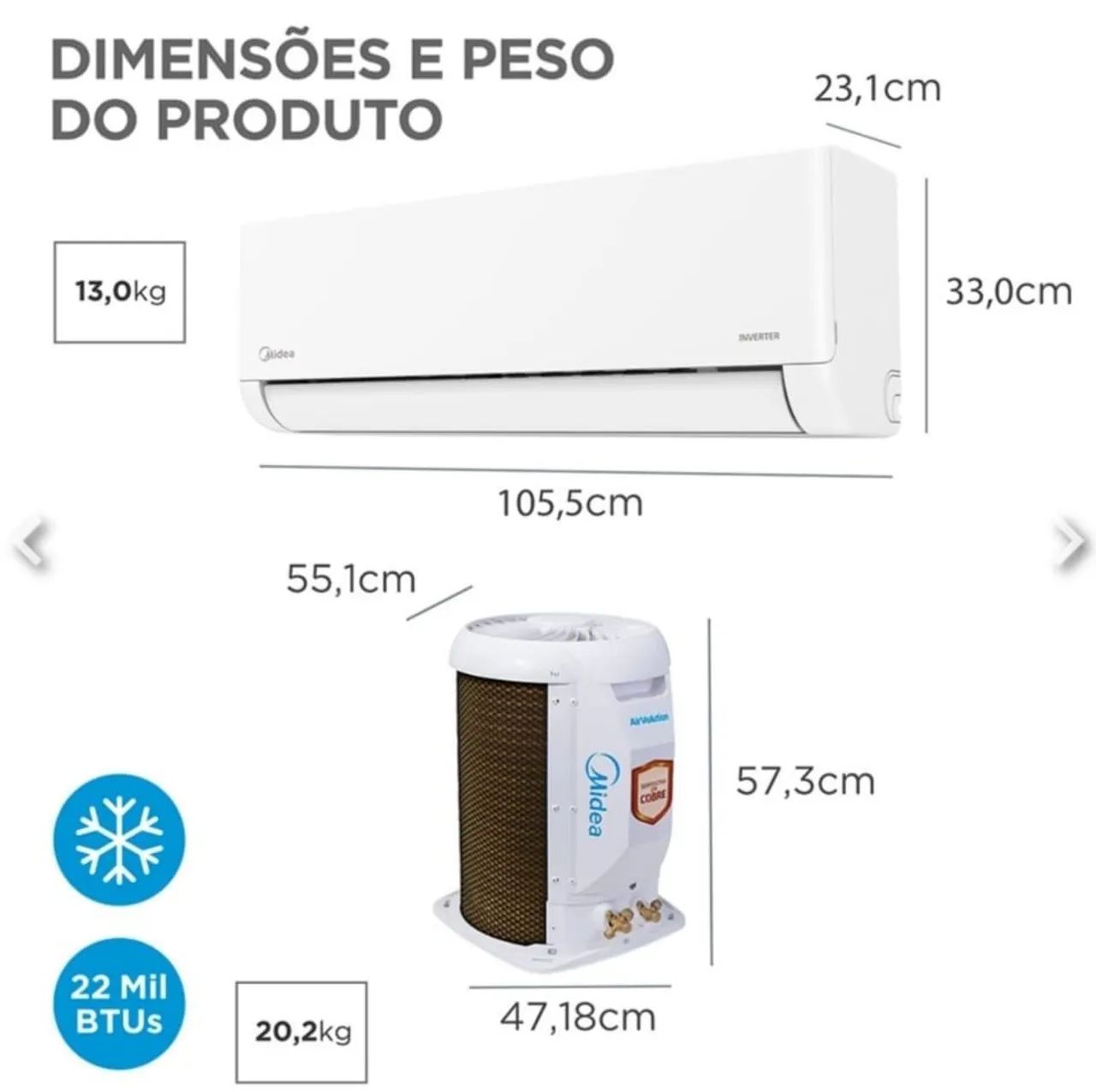 Ar-Condicionado Split 9.000 BTUs<br> - Foto 4
