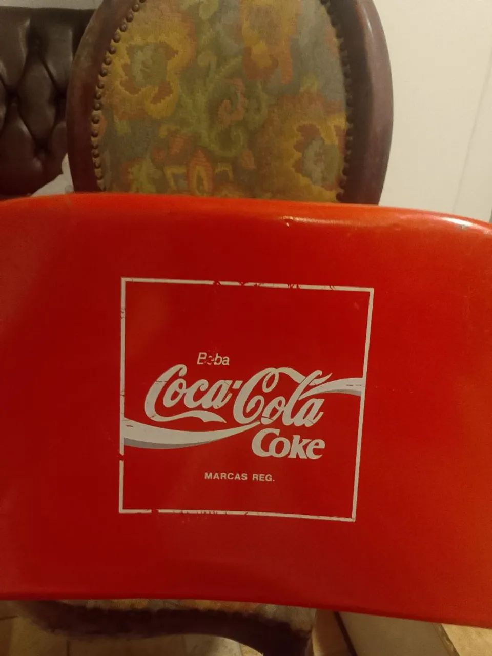 Cadeira da Coca cola antiga  - Foto 4