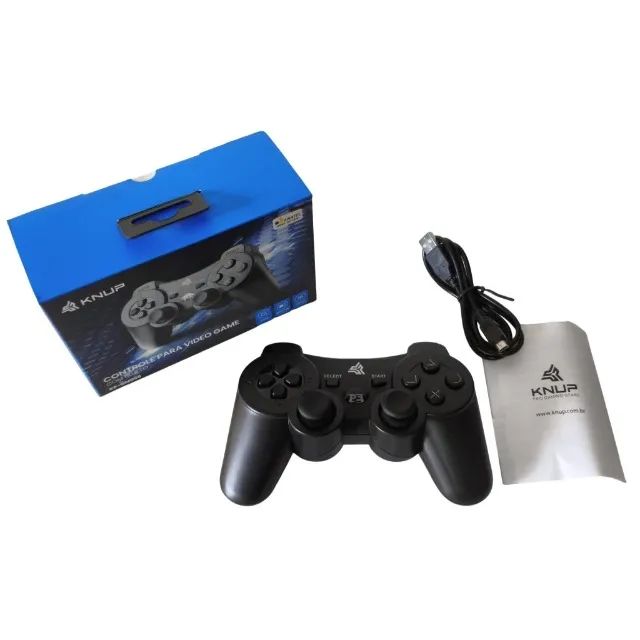 Controle Joystick Sem Fio Knup KP-GM006 Compatível Com PS3 e PC - Foto 2