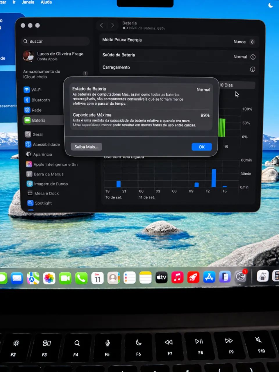 Macbook Air M4 -  512gb | 16gb ram | 99% da saúde da bateria - Foto 3