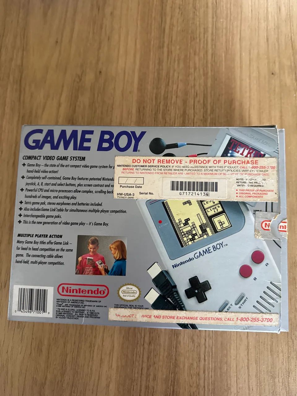 Gameboy DMG - Na caixa CIB - Com Tetris e serial batendo - Foto 2