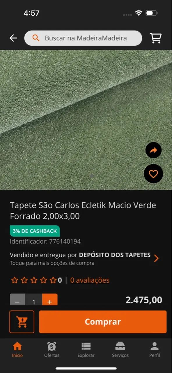 Tapete verde  - Foto 2