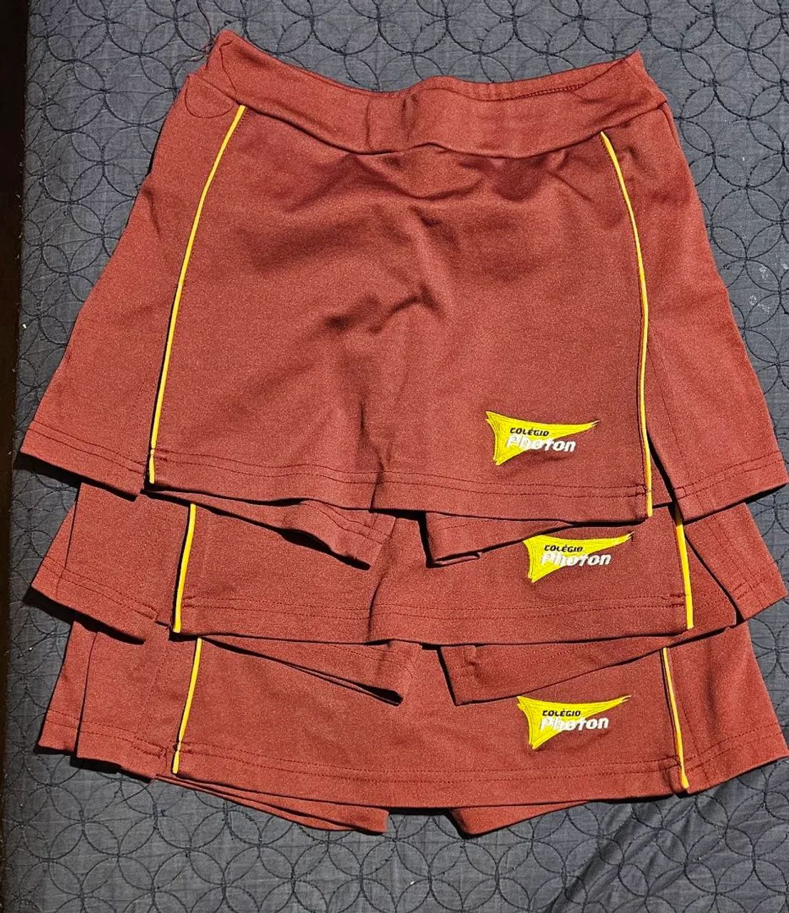 3 Shorts-saia uniforme Colégio Photon 