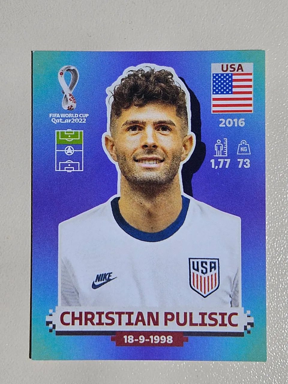 Cristian Pulisic Copa do Mundo 2022 Panini - Hobbies e coleções