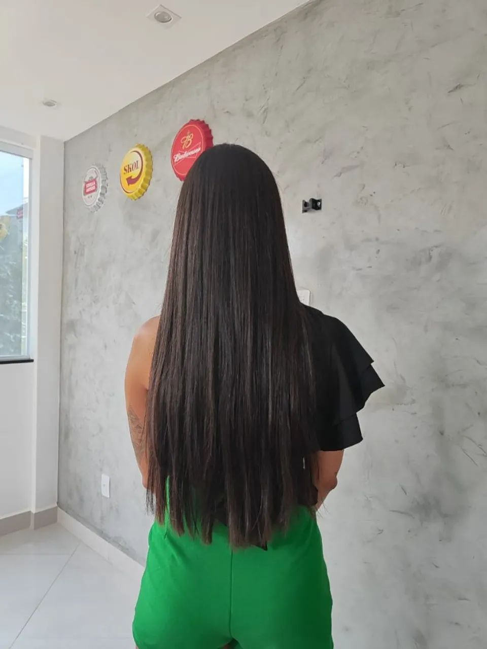 Mega Hair Liso 60 cm - Castanho
