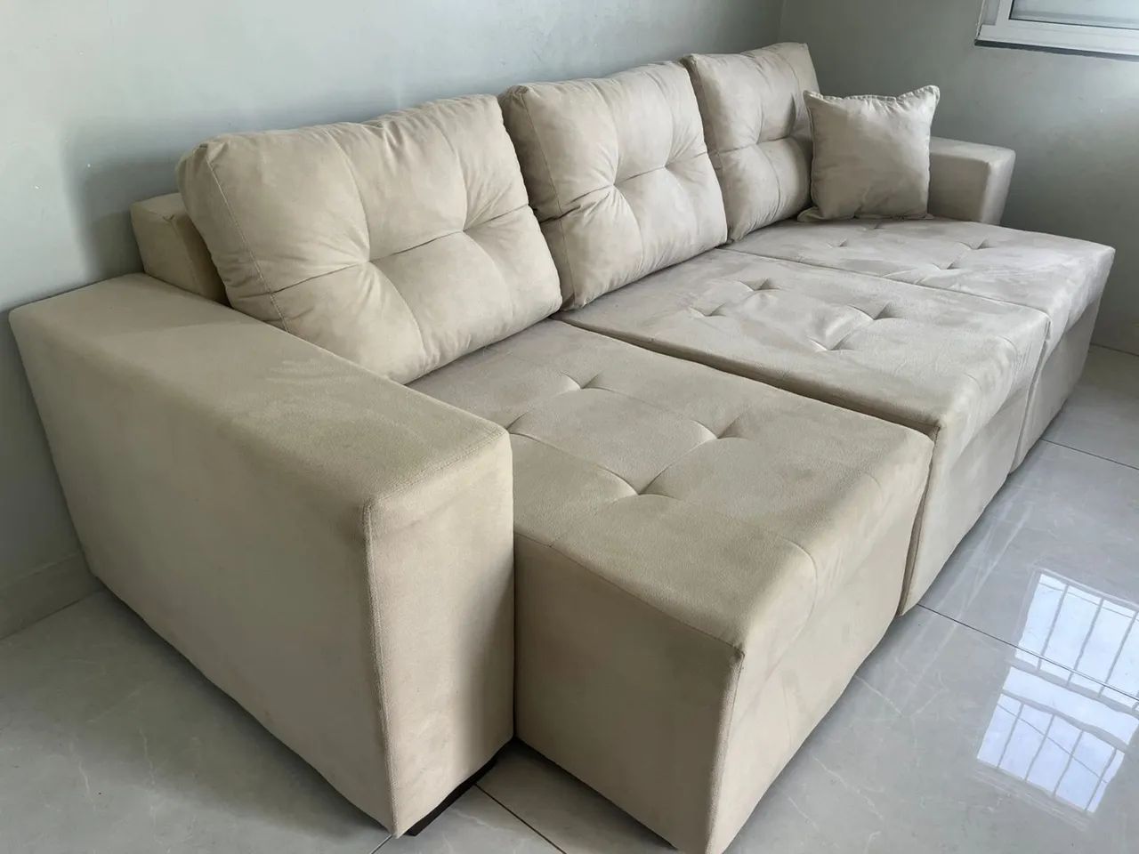 PROMOÇÃO SOFÁ 2.50 METROS RETRATIL 
