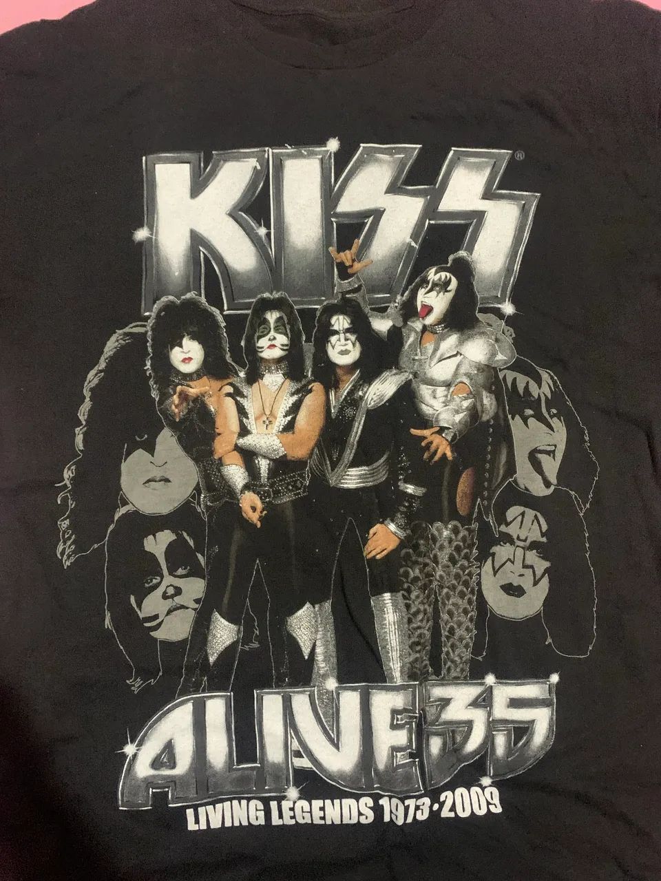 Camisa da banda Kiss