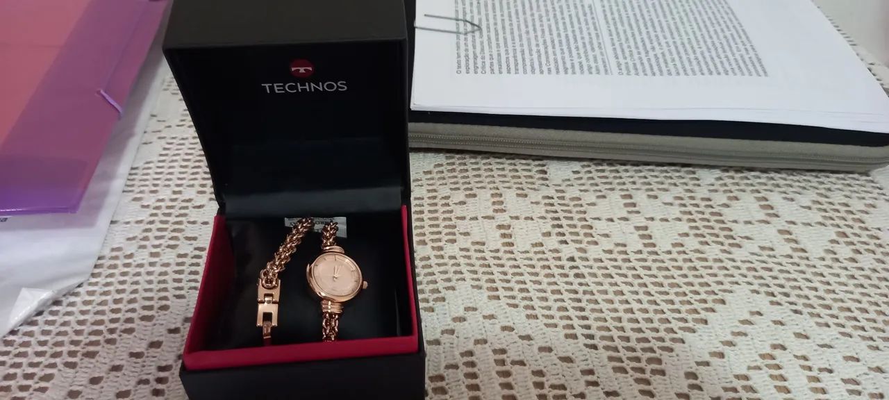 Vende-se um relógio techno folheado a ouro - Foto 5