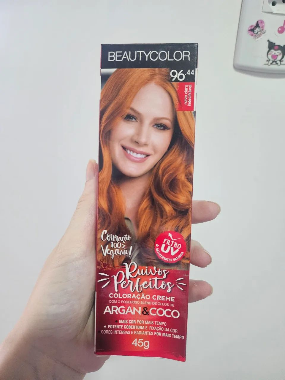 Tinta BeautyColor Ruivo Claro 96.44 (Lacrada)