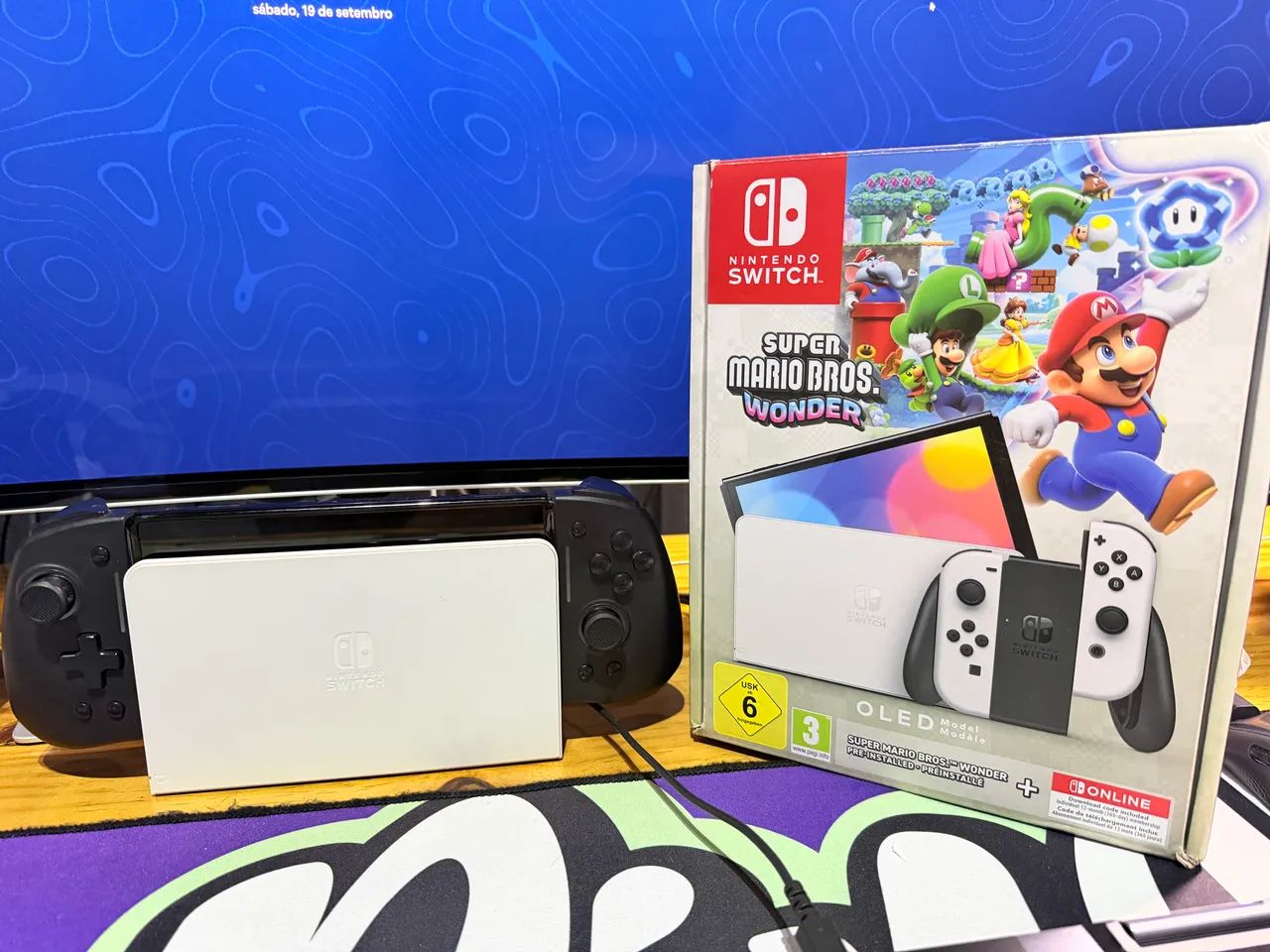 Nintendo Switch OLED Desbloqueado - Estado de Zero! - Foto 2