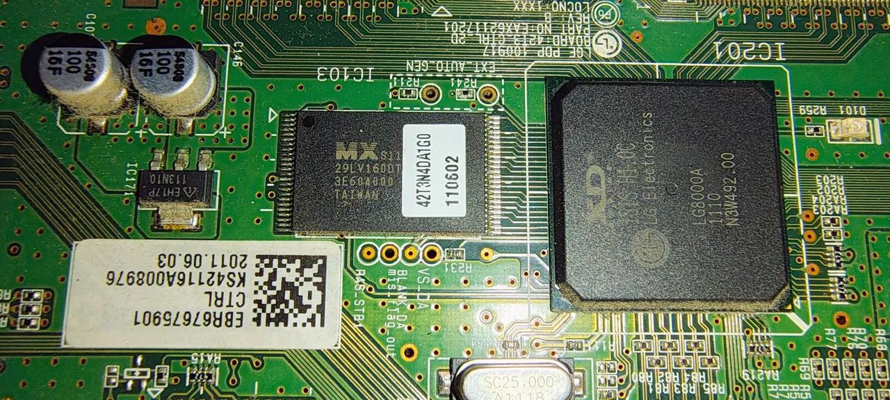 PLACA PLASMA LG 42PT250BT TCON EAX62117201 - Foto 3