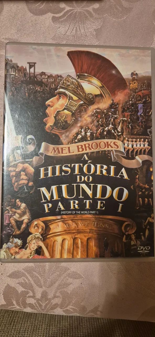 Dvd original A Historia do Mundo Parte 1 dublado e legendado Mel