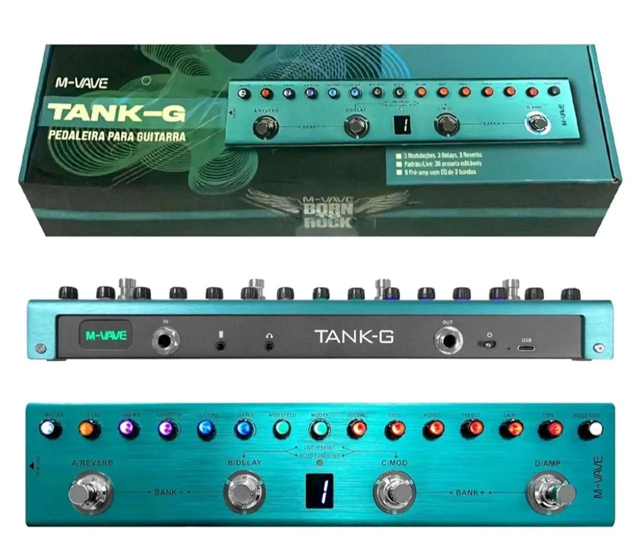 Tank-G Guitarra M-VAVE