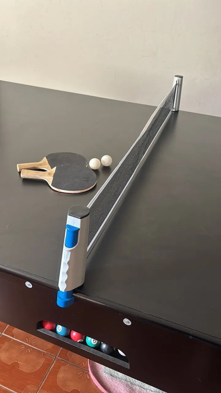 SINUCA 3 em 1: Mesa de Jantar + Sinuca + Ping Pong  - Foto 2