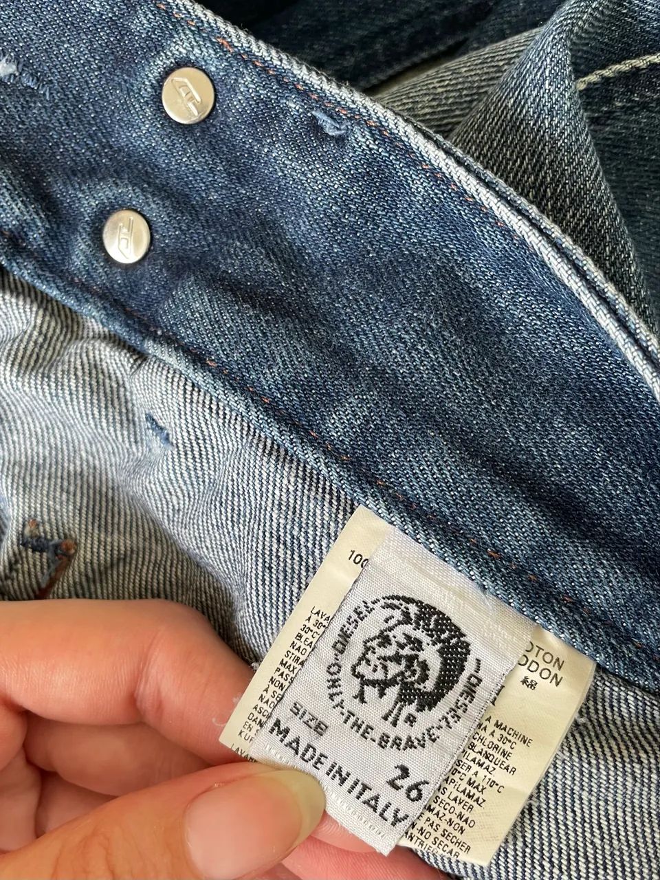 calça jeans diesel modelo hush - Foto 4