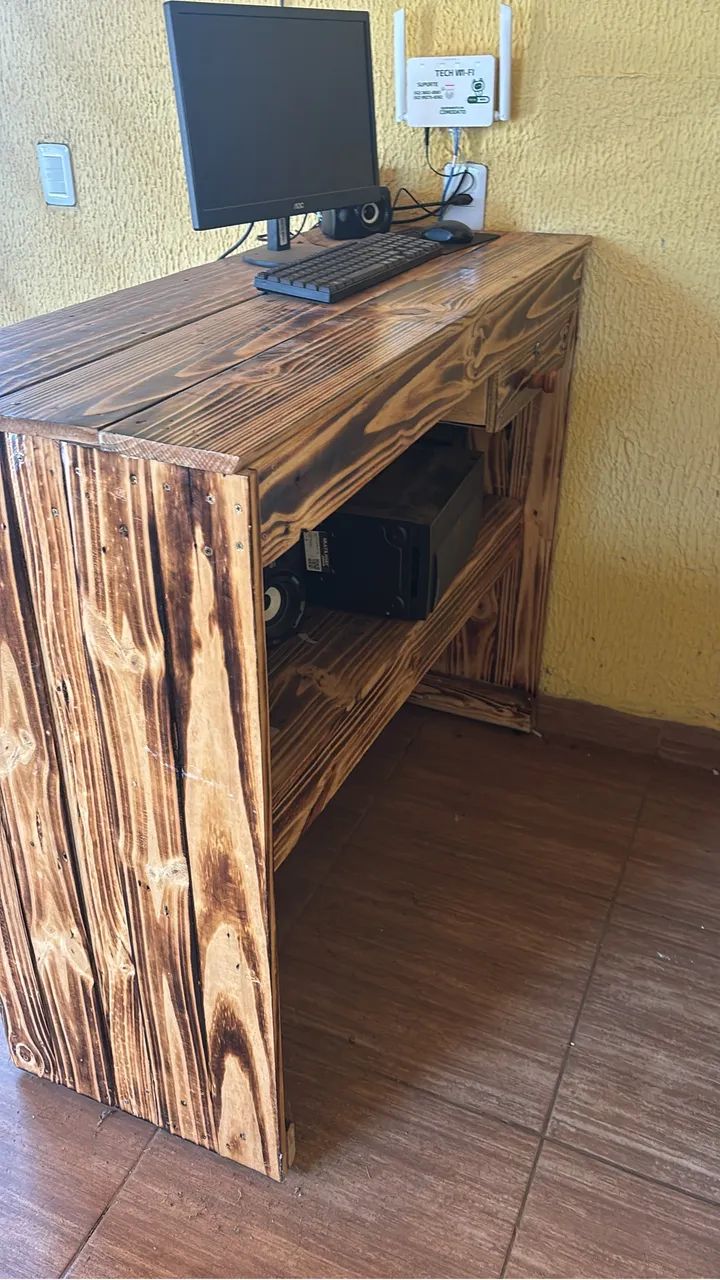 Balcão e caixa em paletes  - Foto 3