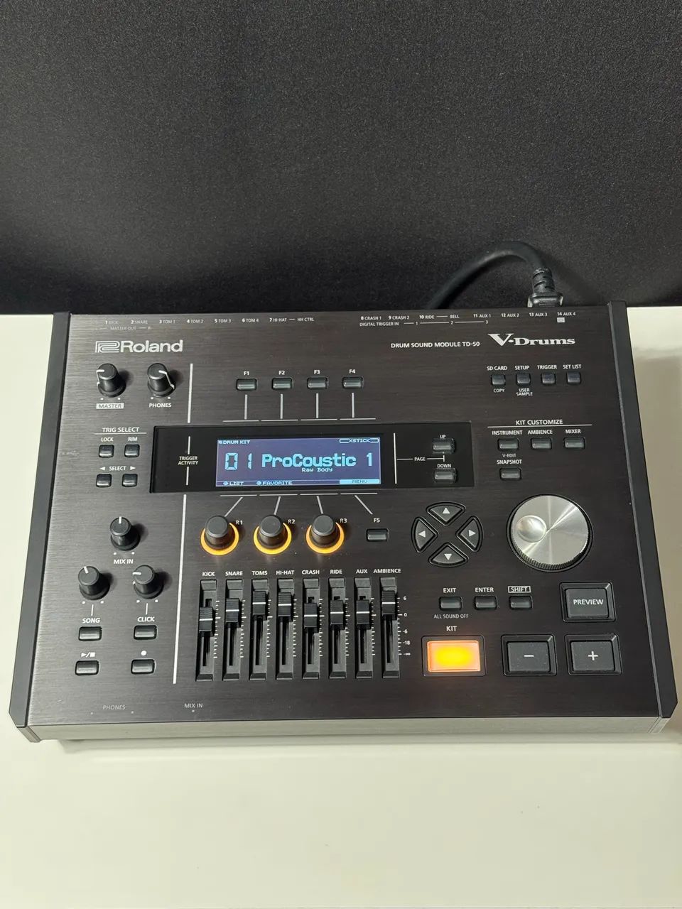 Módulo Roland td50 impecável  - Foto 5