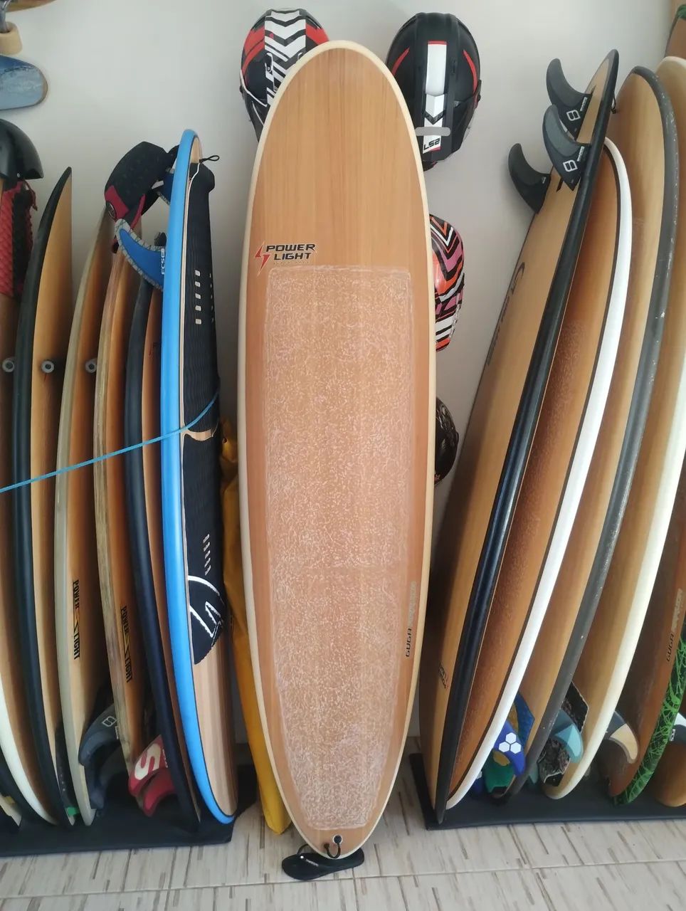 Prancha de surf Funboard Powerlight Guga Arruda 7'0" - semi nova - Barbada