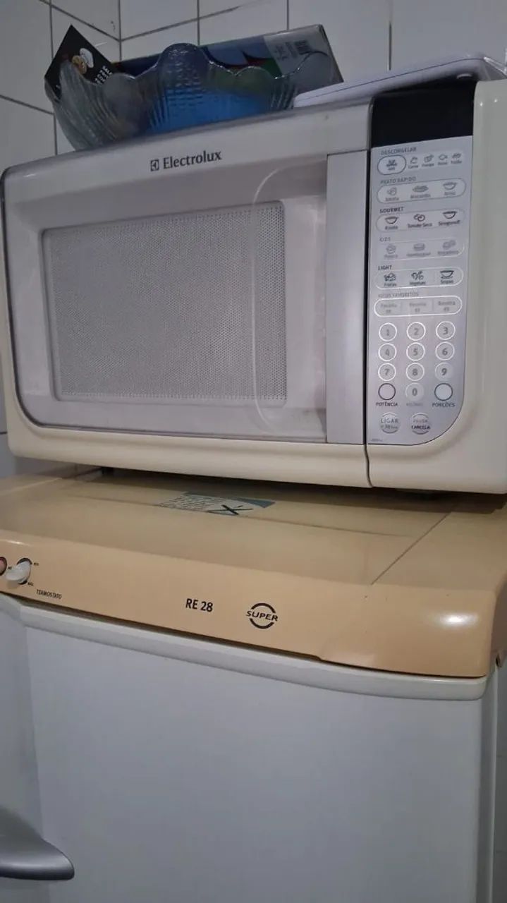Microondas electrolux 110v funciona normalmente