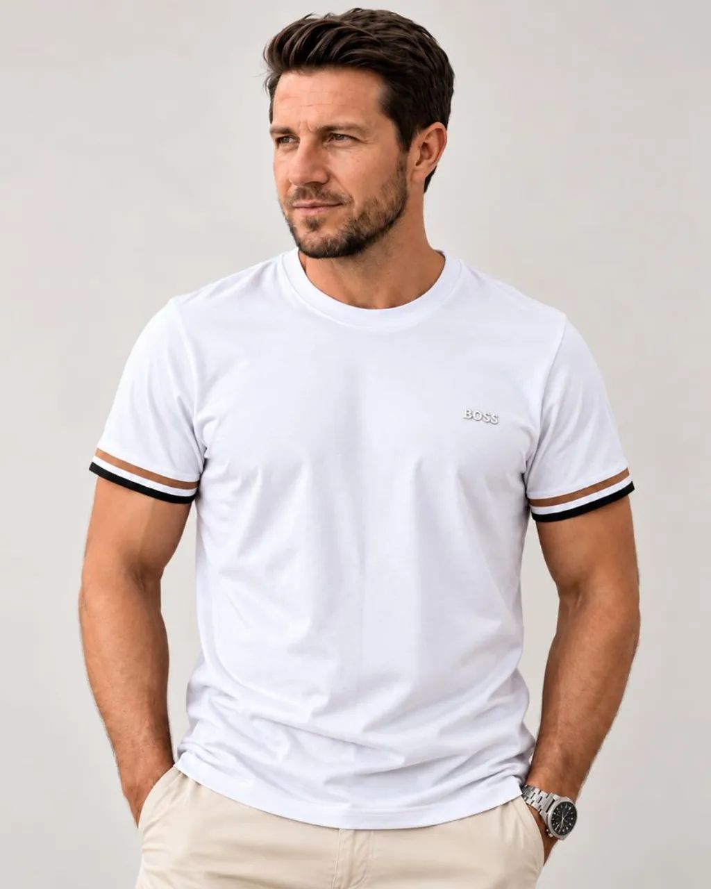 Camiseta Masculina Griffe - Foto 5