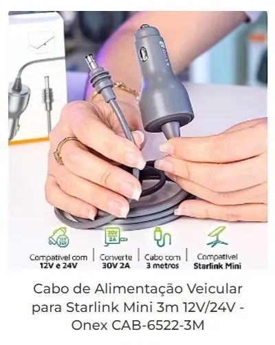 Starlink mini sem uso + acessórios - Foto 4