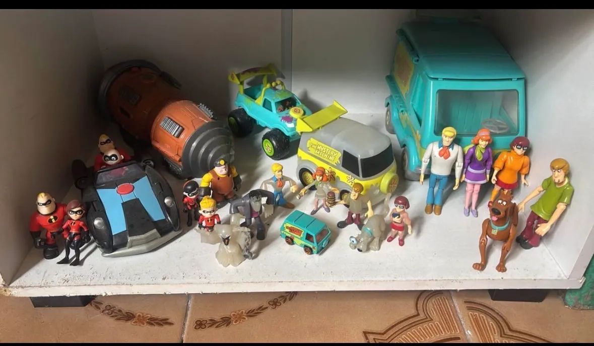 Scooby doo e incríveis lote 