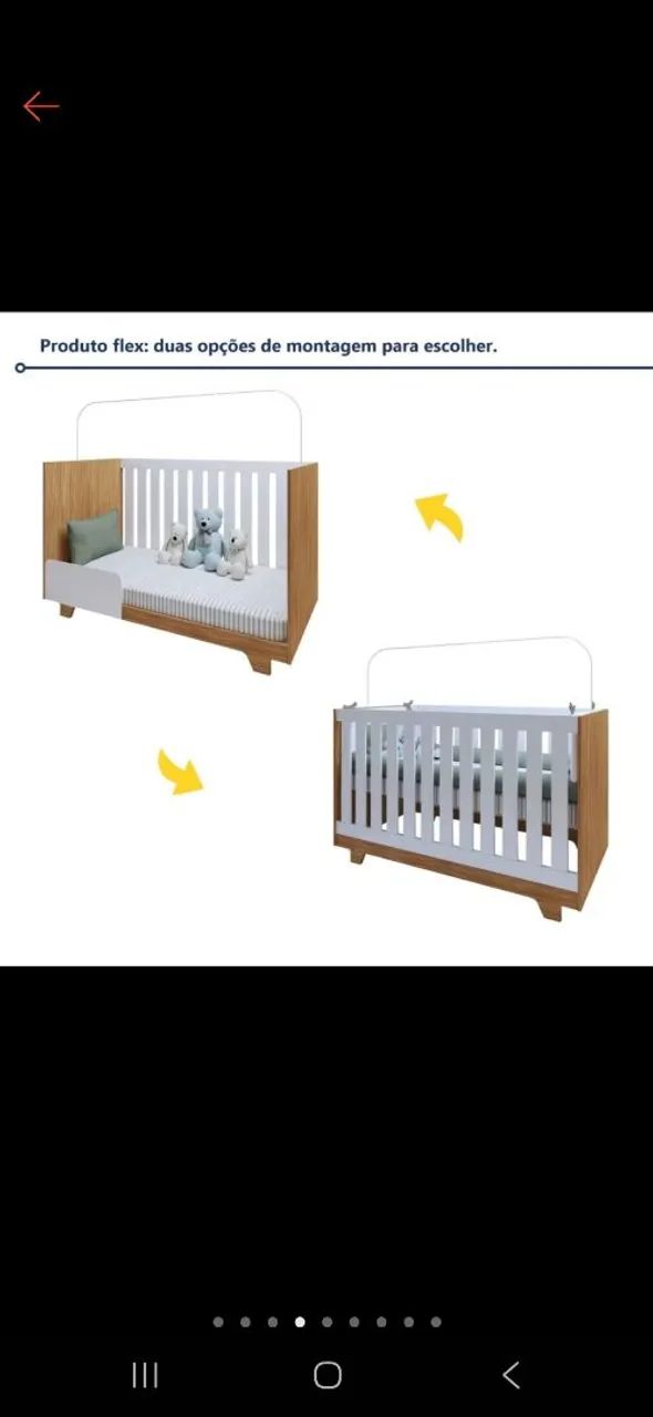 Berço evolutivo/mini cama(na caixa, novo, nunca aberto) 