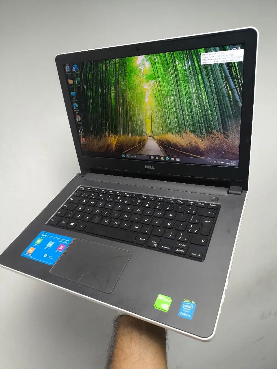 Notebook Dell i5, 8gb de RAM, SSD 128, placa de vídeo dedicada NVIDEA  - Foto 2