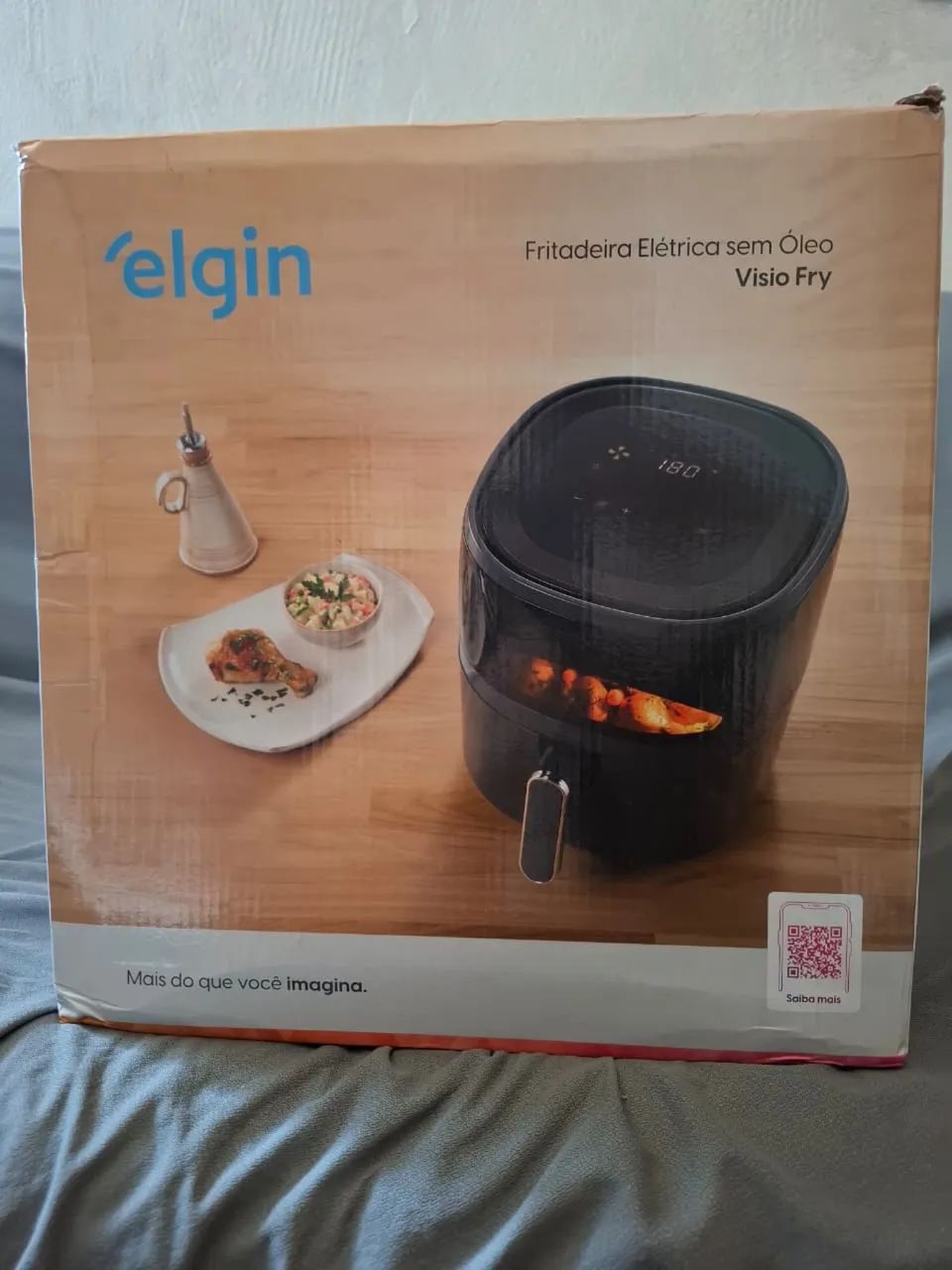 Fritadeira Elétrica Visio Fry Elgin 51 1700w Airfryer. NOVO - Foto 2