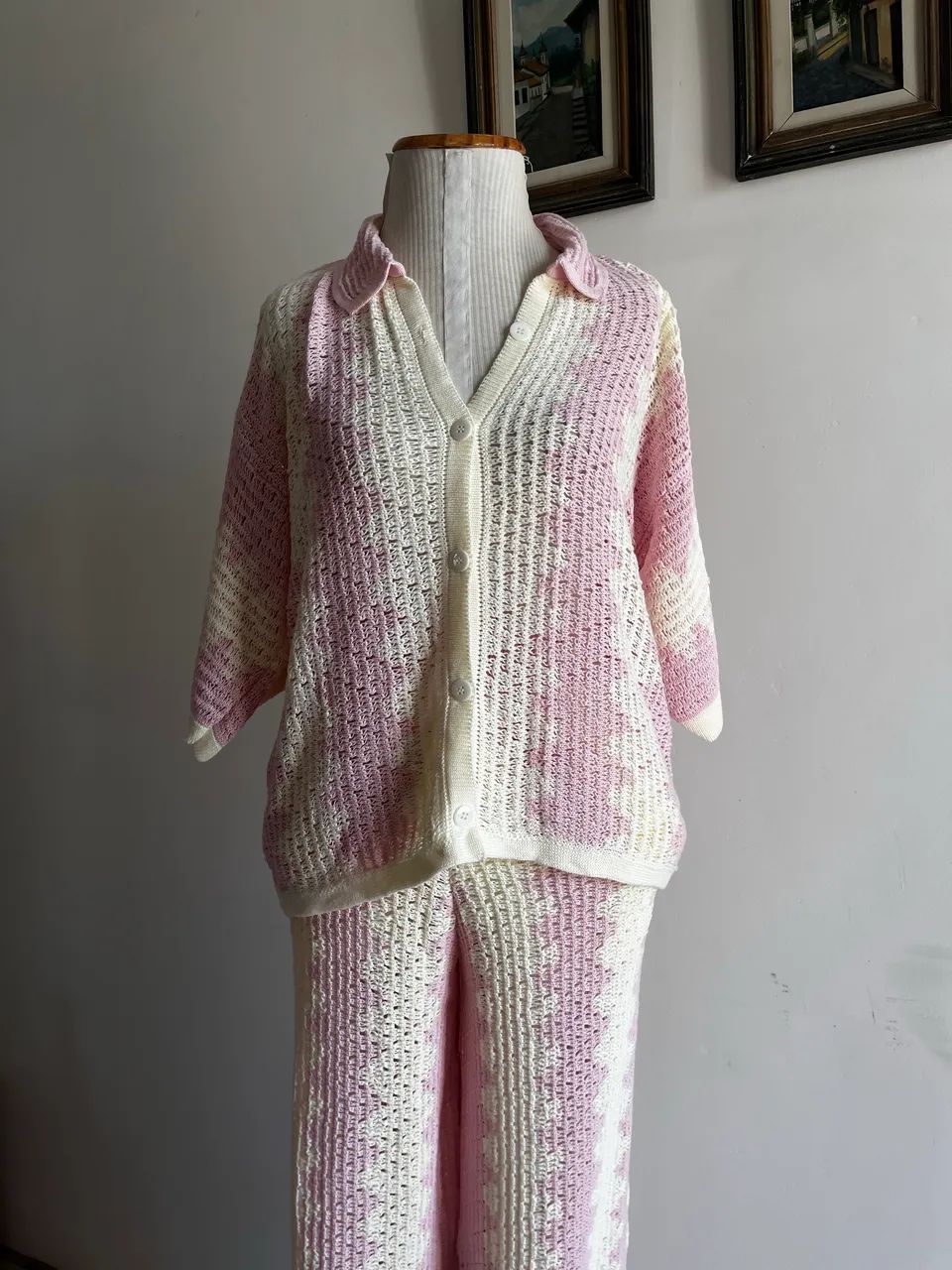 Conjunto em tricô - Foto 5