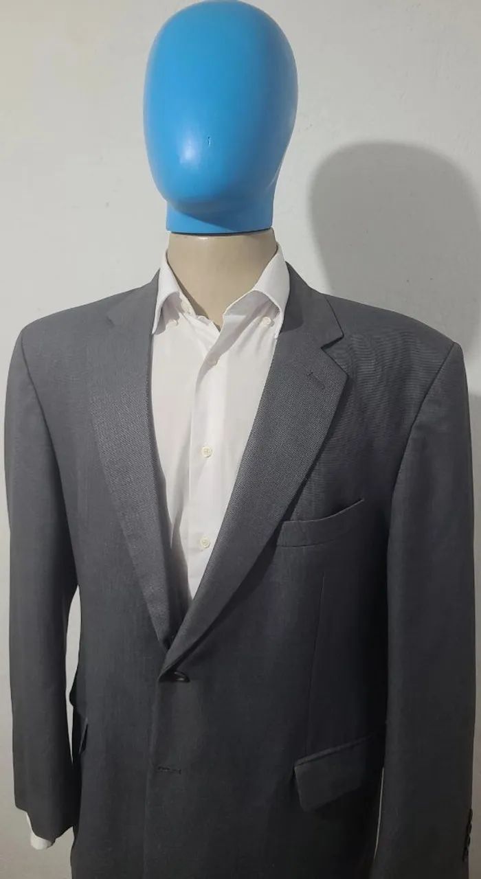 Blazer Slim Cinza N° 58, bonito, elegante, bem confortável, original, sofisticado.  - Foto 4