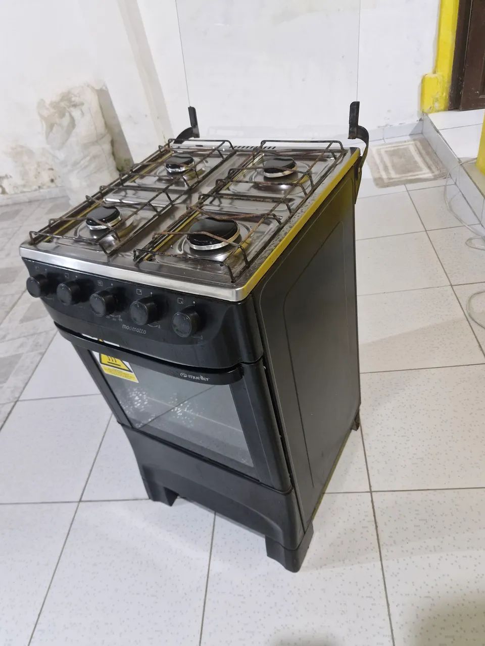 Fogão de 4 bocas, funcionando tudo perfeitamente.  - Foto 4