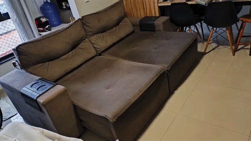 Sofá retrátil 2,30 metros - Foto 2