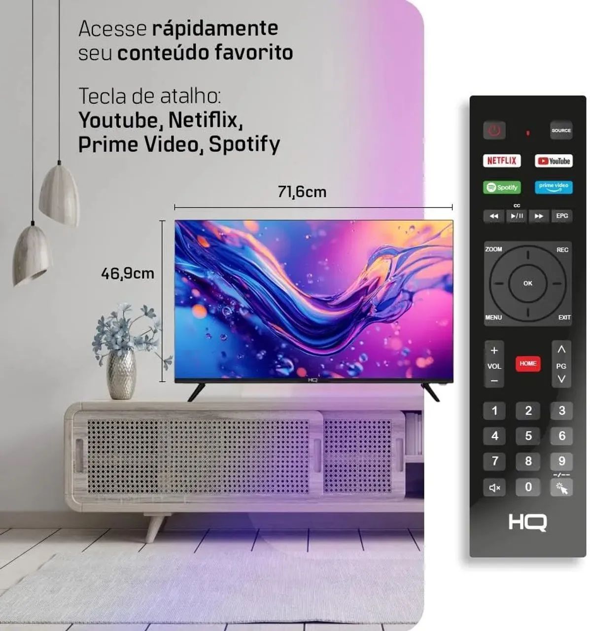 Smartv Android TV 32 polegadas FAÇO ENTREGA  - Foto 4