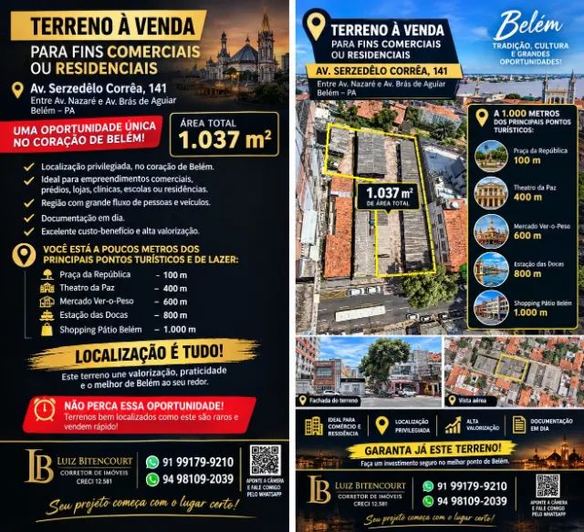 Terreno comercial 1.037m2