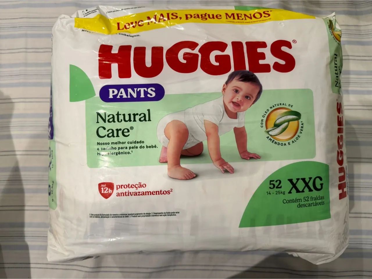 Fralda Huggies Natural Care  XXG Pants 