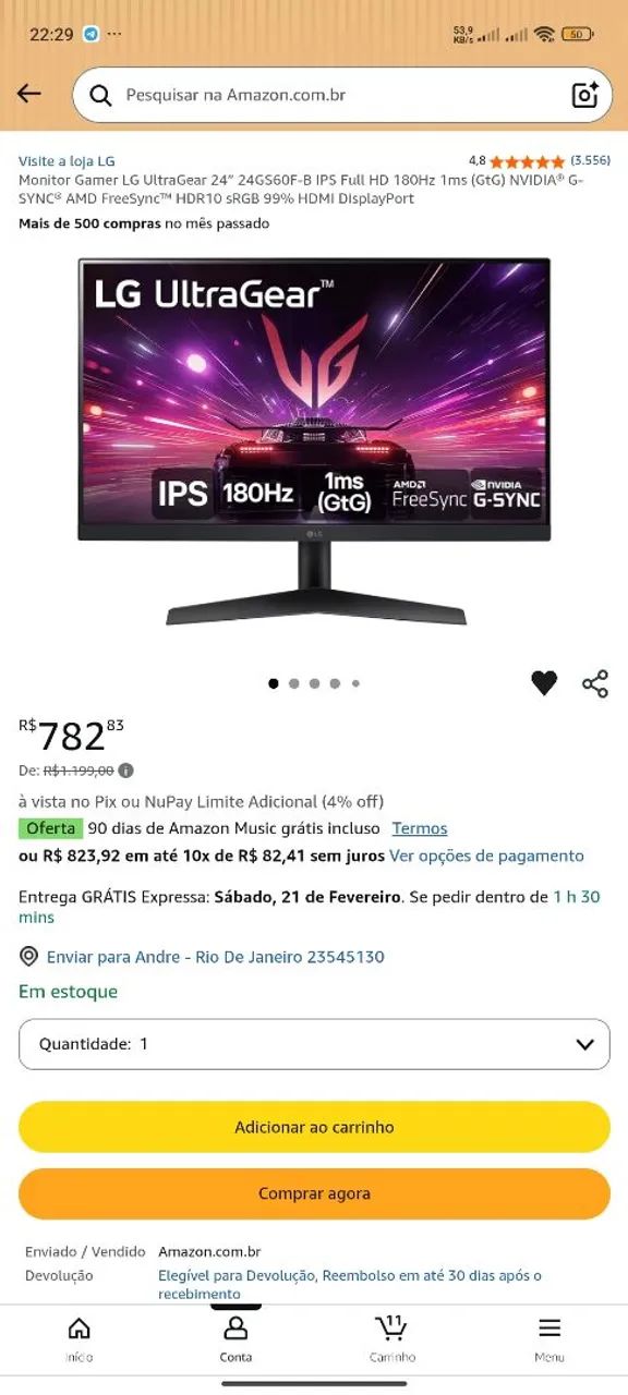 Monitor gamer 
