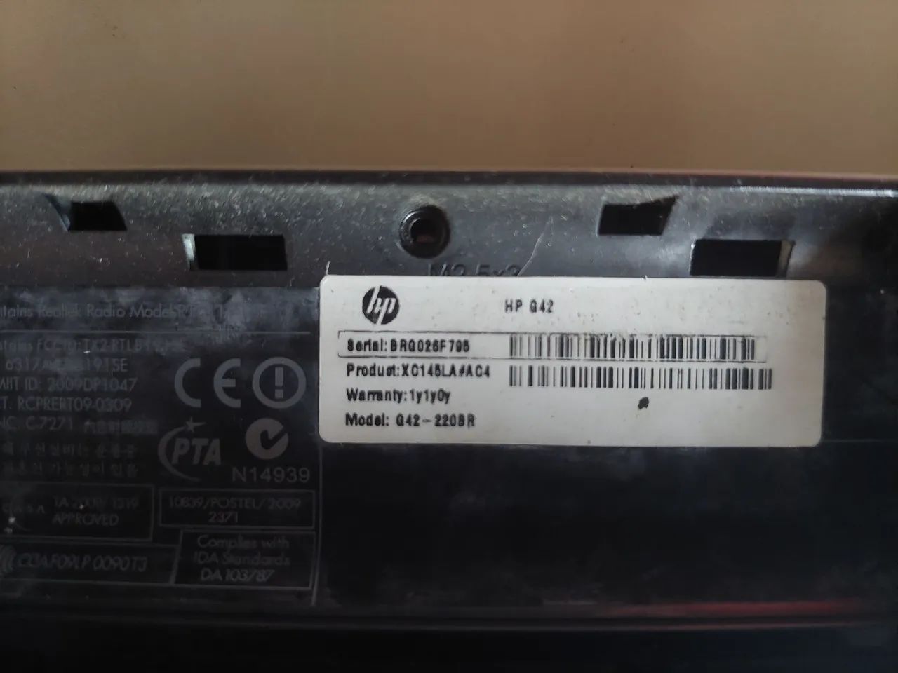 Notebook HP G42  220br  sucsta - Foto 3